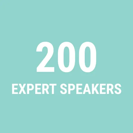 200 expert speakers
